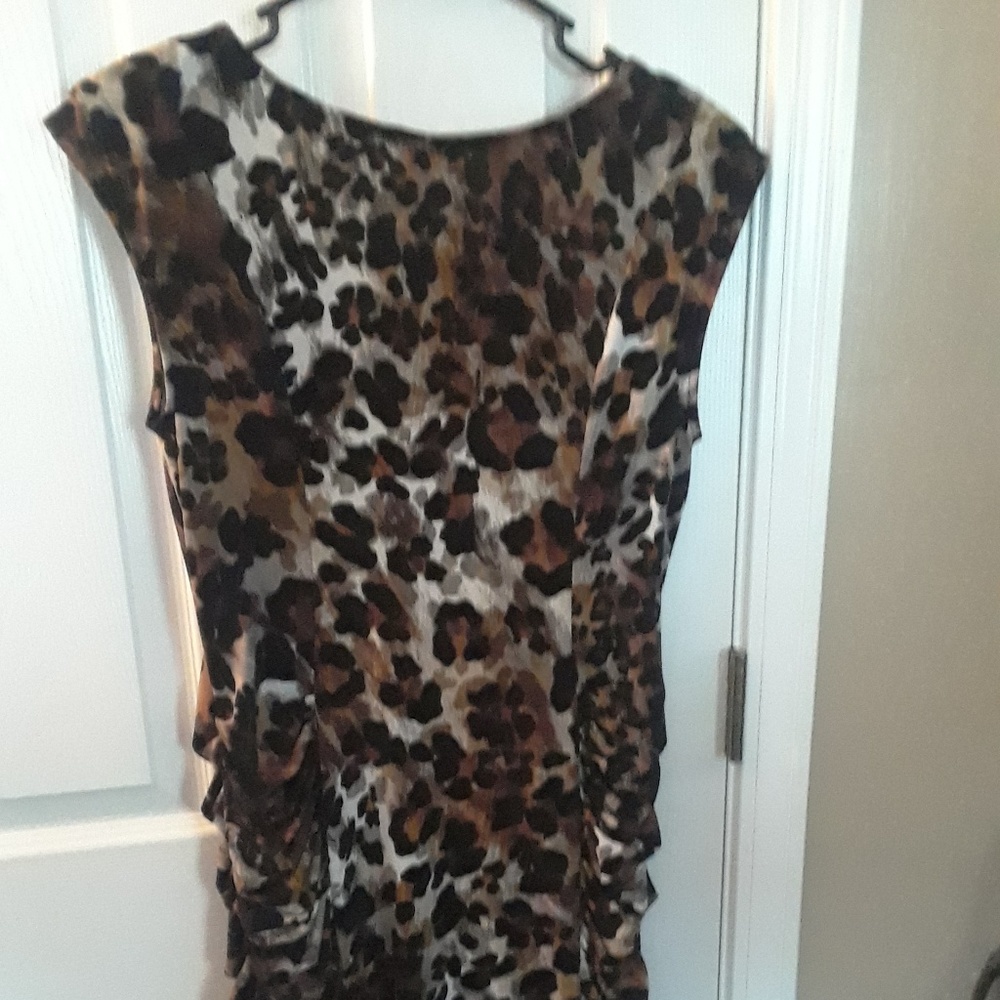 Cato Ocelot print dress